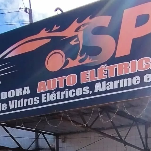 A placa da SP Equipadora Auto Elétrica